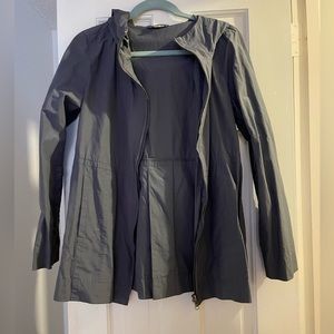 Eileen Fisher Grey Raincoat